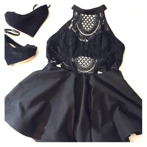 💃Black Flared Dress💃